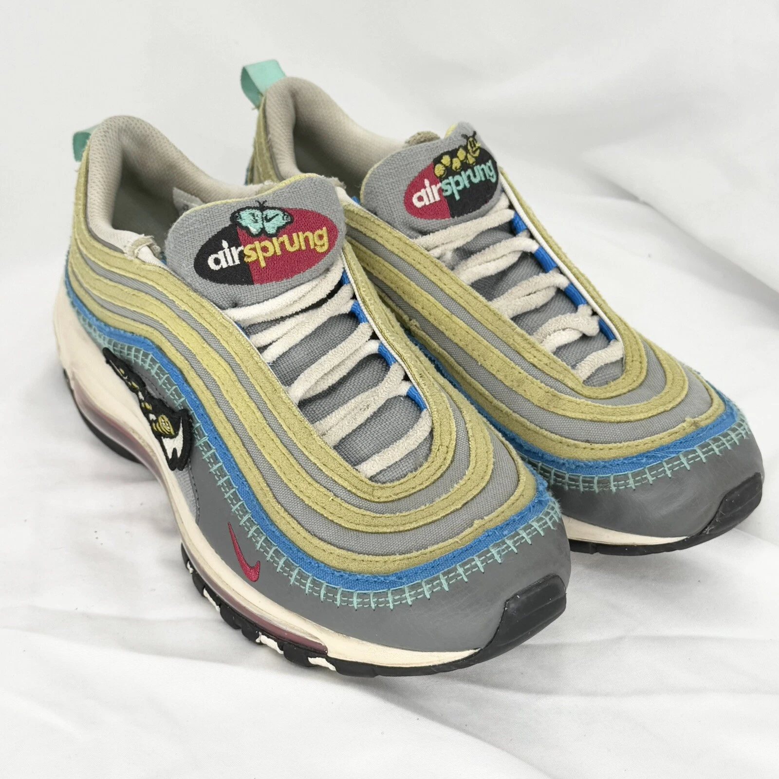 Nike Air Max Shoes 97GS Air Sprung DN4381 001 US 6.5Y Sneakers Donna 7.5 8