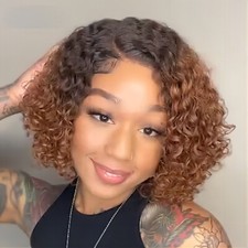 13X4 Lace Front Human Hair Wigs for Black Women Curly Wig