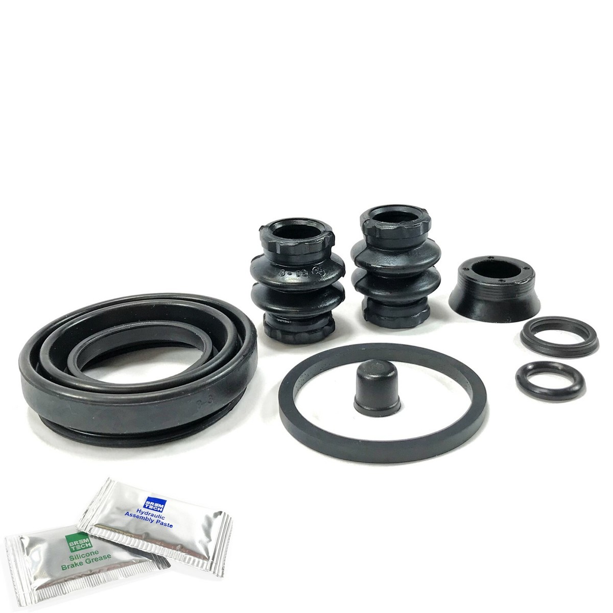 Rear Brake Caliper Repair Kit – Seals & Hardware For Renault Kangoo MPV/Van 2008+ (BCK3843AM)