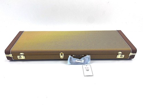 Custodia rigida Fender Customshop ★ adatta a Stratocaster/Telecaster ★ G&G ★ peluche oro ★ - Foto 2 di 17