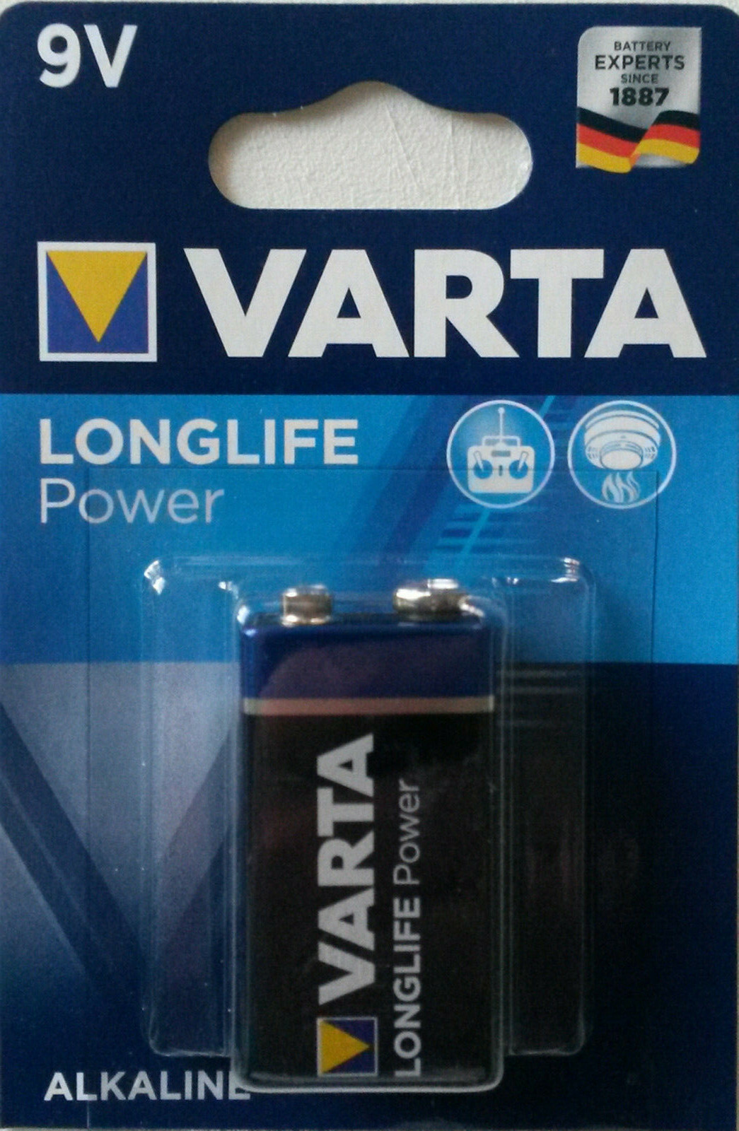 6 X Varta Longlife Power 9 V Block  E-Block 6Lp3146  Batterie 4922 Im Blister