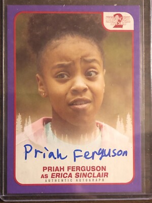 2019 Topps Stranger Things 2 #A-ES Priah Ferguson Erica Sinclair AUTOGRAPH 21/25