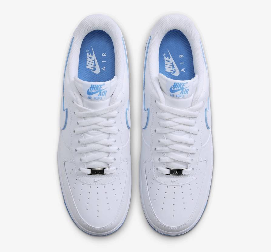 Nike Air Force 1 '07 White University Blue DV0788-101 Men's Size