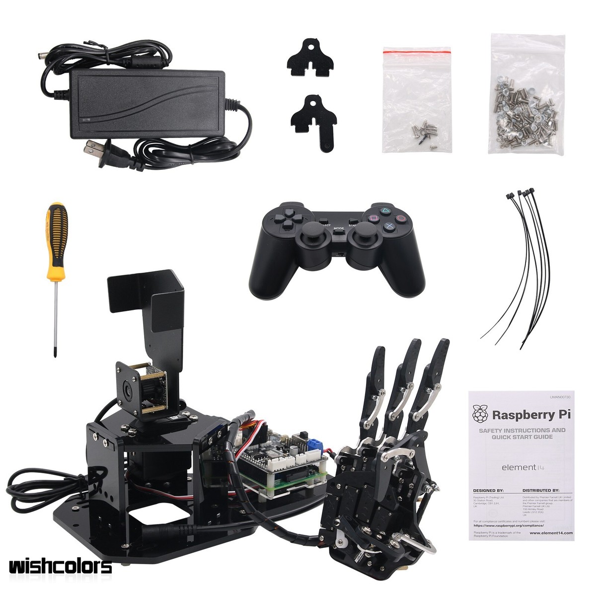 Open Source Bionic Robot Right Hand Visual Identification+4B 2G