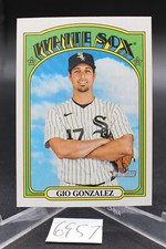 2021 Topps Heritage Wrong Back Error SP #224 Gio Gonzalez / Kyle Gibson Sox NM+