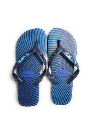 havaianas blue and black