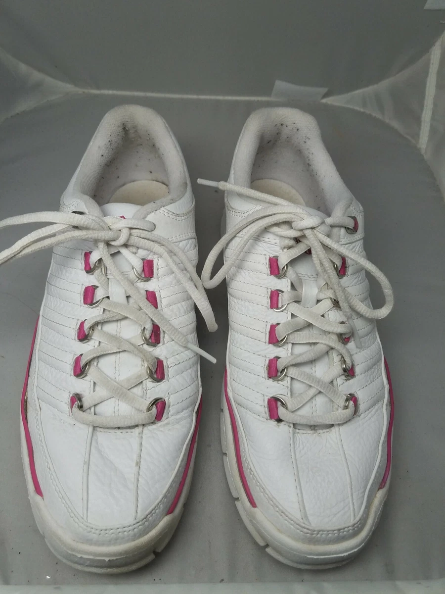 neerhalen Kers herhaling Womens K-swiss Limited edition Pink And White Gym Shoes size 9 | eBay