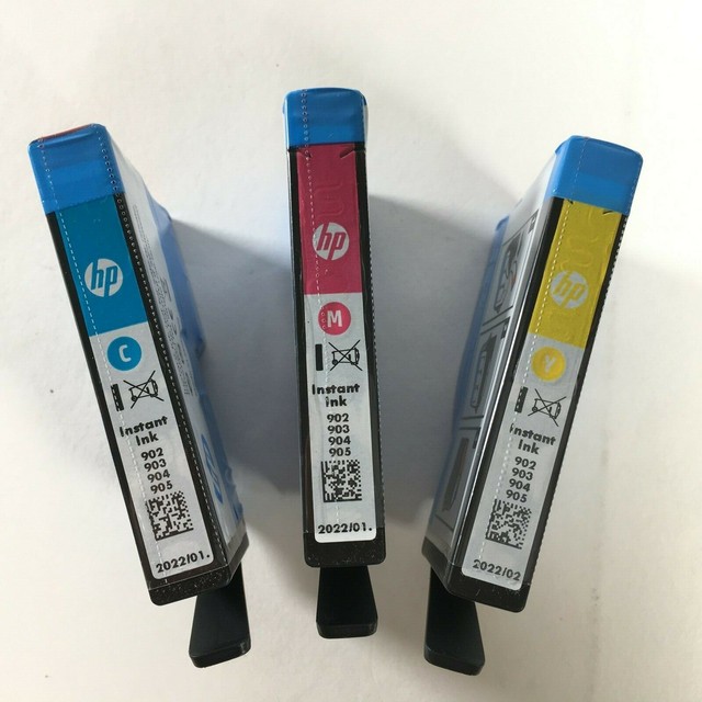 HP Instant Ink 902/903/904/905 - Magenta, Yellow, Cyan Cartridges | eBay