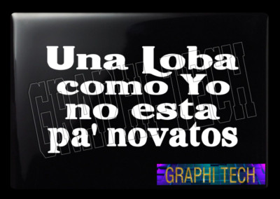 SHAKIRA BZRP  UNA LOBA COMO YO STICKER CALCOMANIA DECAL PEGATINA CALCA