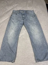 Levi's 569 Jeans Men's Size 40x30 Loose Straight Leg Blue Denim Baggy Wide Y2K