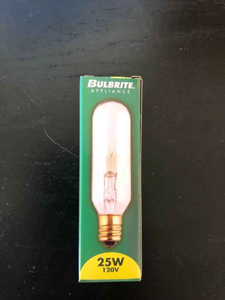Box of 25 Bulbrite 707125 Tubular Lamp Bulb 25W, 120V, T6, Clear, Candelabra - Image 2 of 3