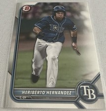 2022 Bowman Baseball Prospects Heriberto Hernandez Tampa Bay Rays #BP-143