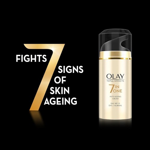Olay Total Effects 7 In 1 Normal Anti Aging Skin Day Cream SPF 15, 20g free ship - Picture 5 of 10