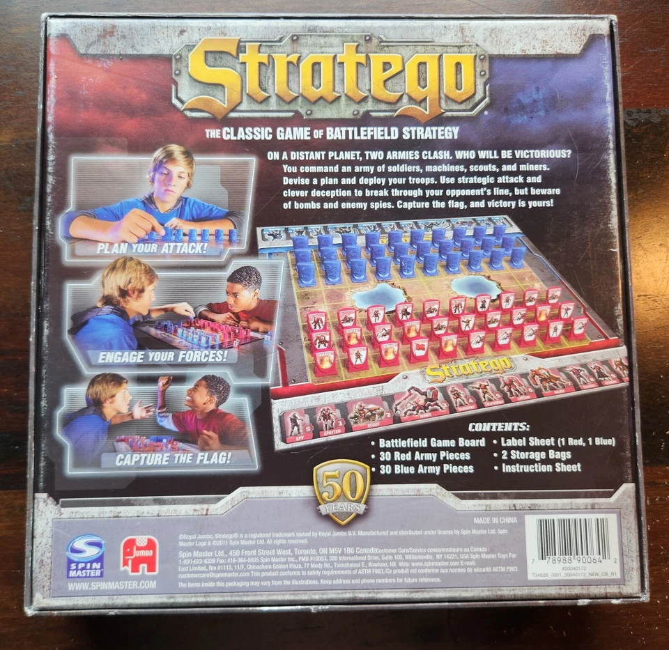 NEW Stratego Board Game - Spin Master 2011 - 50 Year Anniversary - - Image 2 of 4
