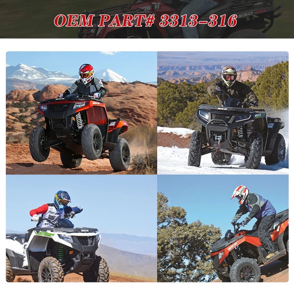 Left Brake Master Cylinder Assembly for Arctic Cat 500 4x4 Automatic 2005-2017 - Image 3 of 4