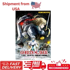 Goblin Slayer The Movie Goblin's Crown (2020 Film) English Dub DVD Ship From USA