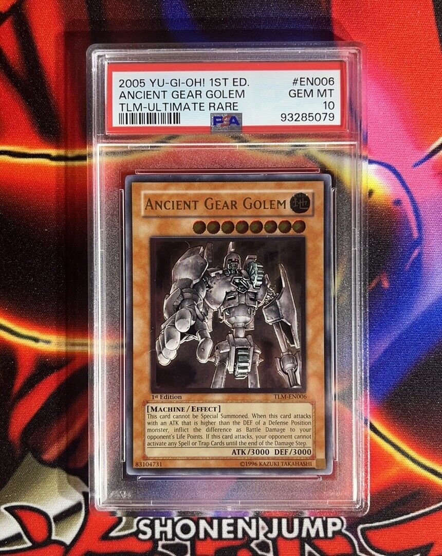 YuGiOh - Ancient Gear Golem TLM-EN006 1st Ed Ultimate Rare YuGiOh - Ancient Gear Golem TLM-EN006 1st Ed Ultimate Rare