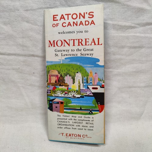 Rare 1970 Vintage Montreal Metropolitan Canada Tourist Map Travel Guide Brochure - Bild 13 von 24