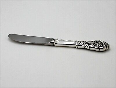 S ~ GEORGIAN ROSE ~ NO MONO REED & BARTON STERLING FLAT HANDLE BUTTER SPREADER