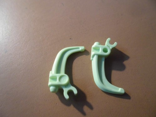 Lego 2x Kralle mit Clip 92220 gelbgrün egg7 - Bild 2 von 2