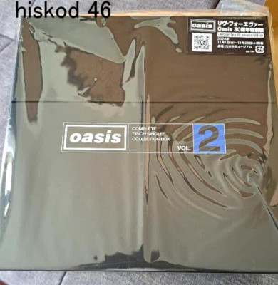 Oasis Complete Single Collection BOX Vol.2 Analog Vinyl Clear Blue Color Limited