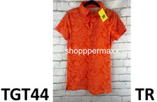 Men's Short Sleeve Polo Shirt - All in Motion, Orange, Size Small