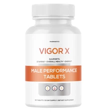 Vigor X Male Performance  VigorX Enhancement  for Men - 60 Tablets