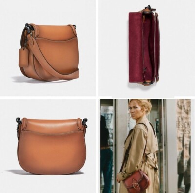 COACH C0749 Beat saddle bag Natural NWT | eBay