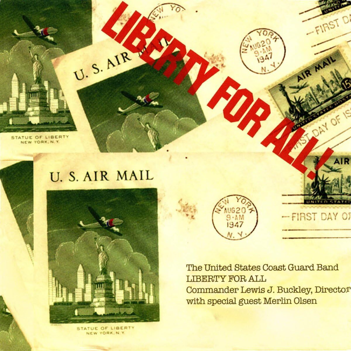 United States Coast Guard Band Liberty for All! (CD) Album