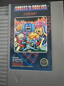 Nintendo Entertainment System NES - Ghosts &lsquo;N Goblins - Tested - 5 Screw