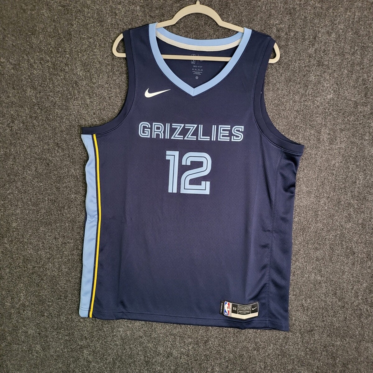 Nike Ja Morant NBA Memphis Grizzlies #12 Dri-FIT Swingman Jersey Size Large