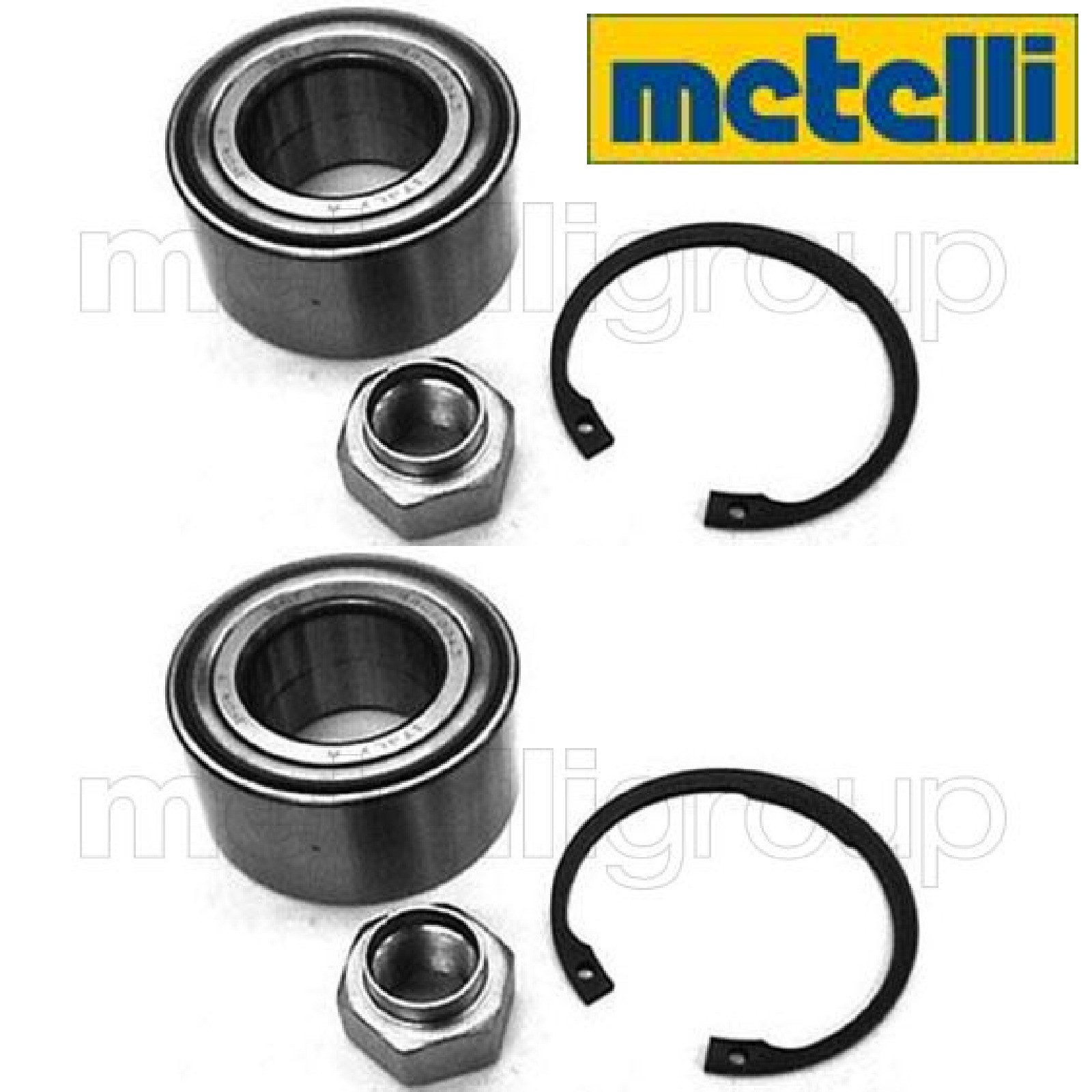 2x Radlagersatz metelli 19-7118 2 Radlager Satz links rechts Vorderachse