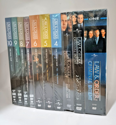 LAW and ORDER Criminal Intent: Season 1-10 Complete Series (DVD Set)