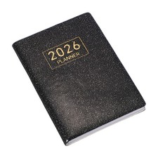Daily Planner Notebook, 4.2 x 3.1" 2026 to Do List Notebook, Star Black