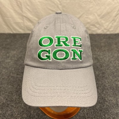 Smith-Southwestern OREGON Cap Adult Adjustable Gray Spell Out Cap NEW