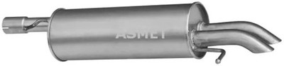 Endschalldämpfer 04.093 ASMET für SKODA VW