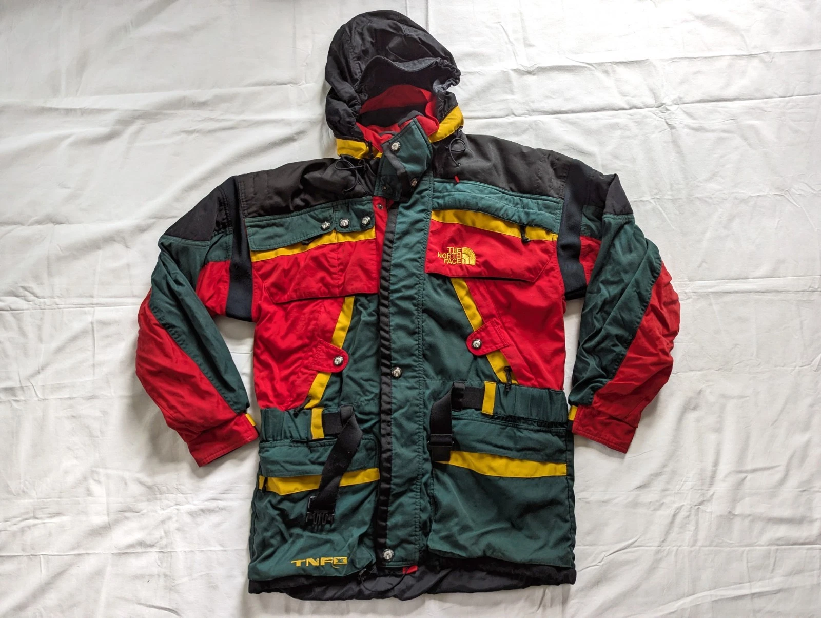VINTAGE North Face Jacket Mens TNFX Gore Extreme Ski Snow Coat Colorblock L/XL?
Opens in a new windo