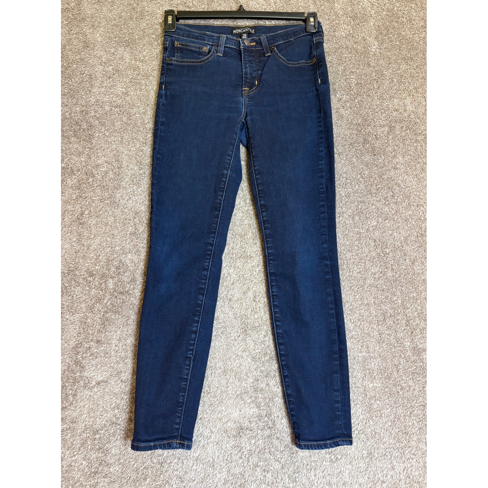 J Crew Mercantile Womens Jeans Dark Wash Skinny Fit W27 L28