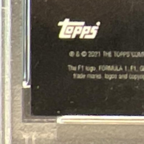 2021 Topps F1 Formula 1 Lights Out Lewis Hamilton Drivers Purple PSA 9 Mint W822 view 9