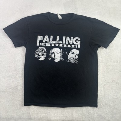 Falling In Reverse 2024 Tour Black Short Sleeve Graphic Shirt Men's Medium