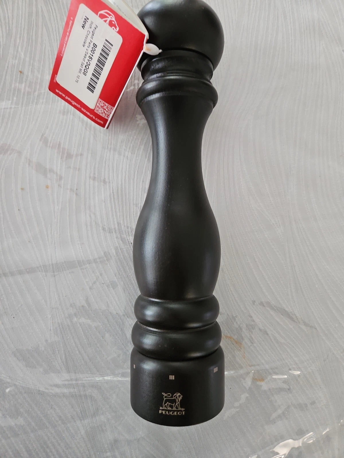Peugeot Paris u'Select Salt Mill Adjustable Grinder Beechwood Chocolate 10.75”