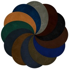 24 Pcs Elbow Patches 12 Colors Oval Suede 5.5 x 4.3 inches, Retro Color