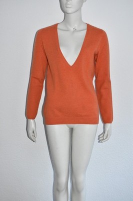 BRUNELLO CUCINELLI   edler Pullover Pulli aus Kaschmir Orange - 36 - S