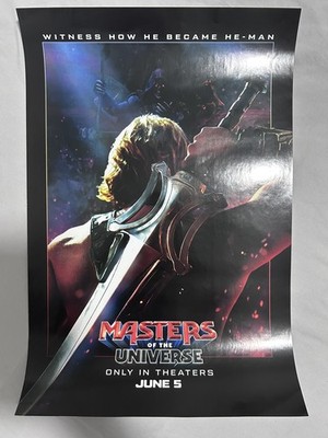2026 He Man And The Masters Of The Universe Movie Poster 11X17 Cinemark Cinema