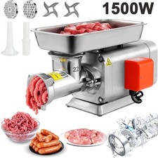 Profi Edelstahl Fleischwolf Elektrisch 300KG/H Wurstmaschine Faschiermaschine DE