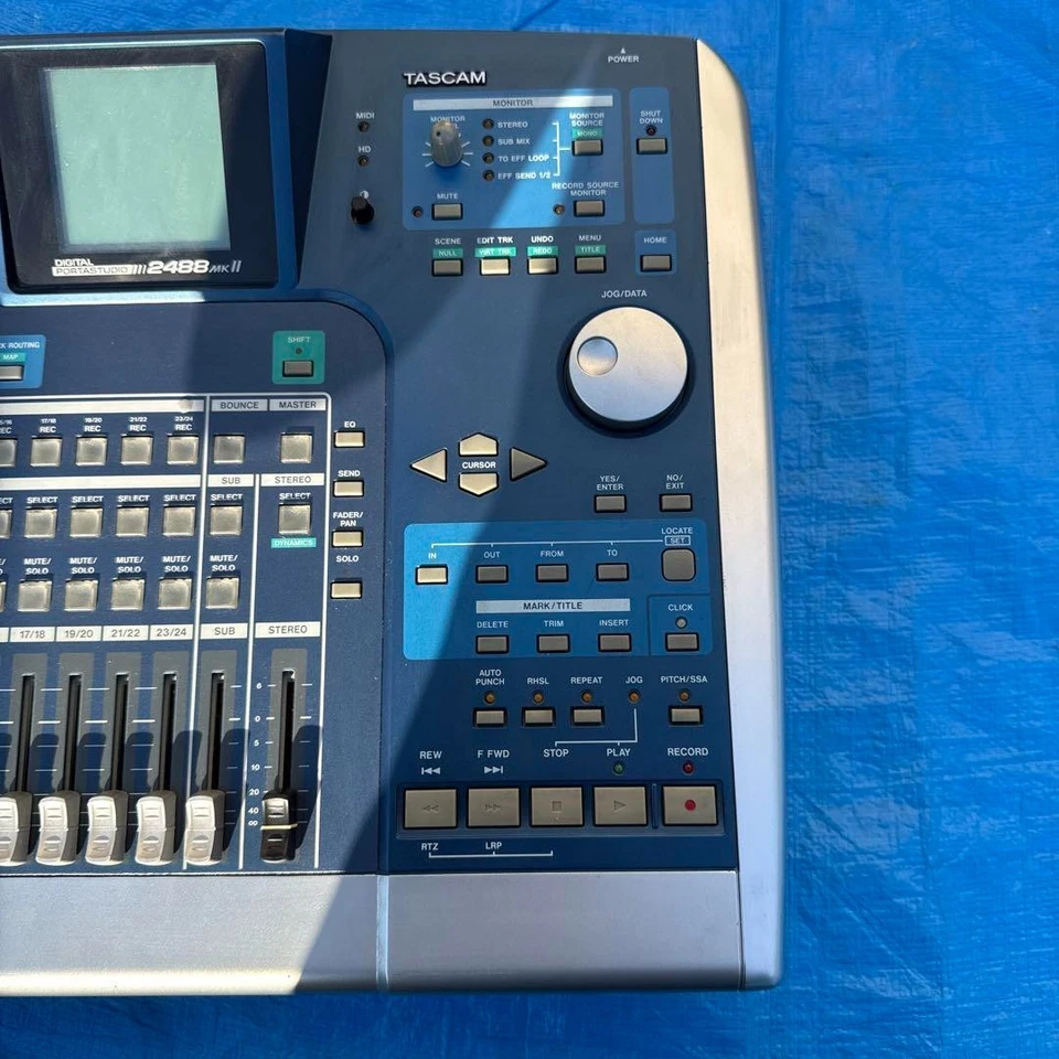 Tascam 2488MKⅡ Porta Studio 24 Track RecorderOnly Operation Tested w/adapter - Image 4 of 4