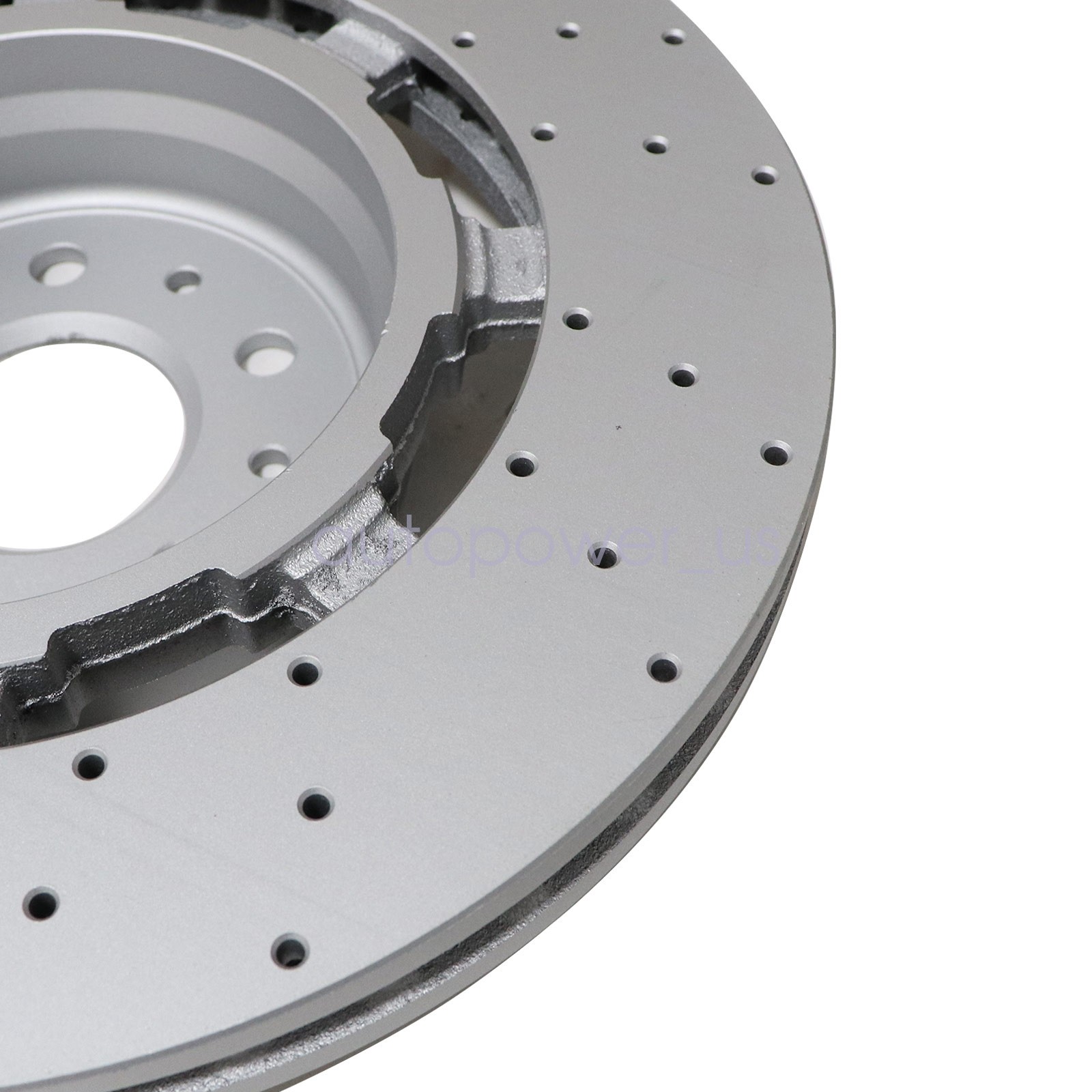 Front ＆ Rear Brake Rotors Fits For Maserati Granturismo GT & Quattroporte