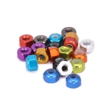 8pcs Alloy M3 3MM Wheel Lock Nut For RC Hobby Car 1/10 Kyosho Optima 4WD New