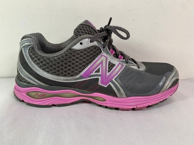 New Balance Fantom Fit Gray Purple Athletic Running Shoes WW1765BP Womens 10 2A