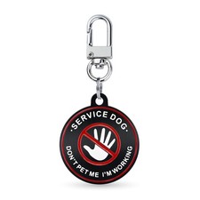 Service Dog ID Tag for Small Large Small, Black - Don't Pet Me